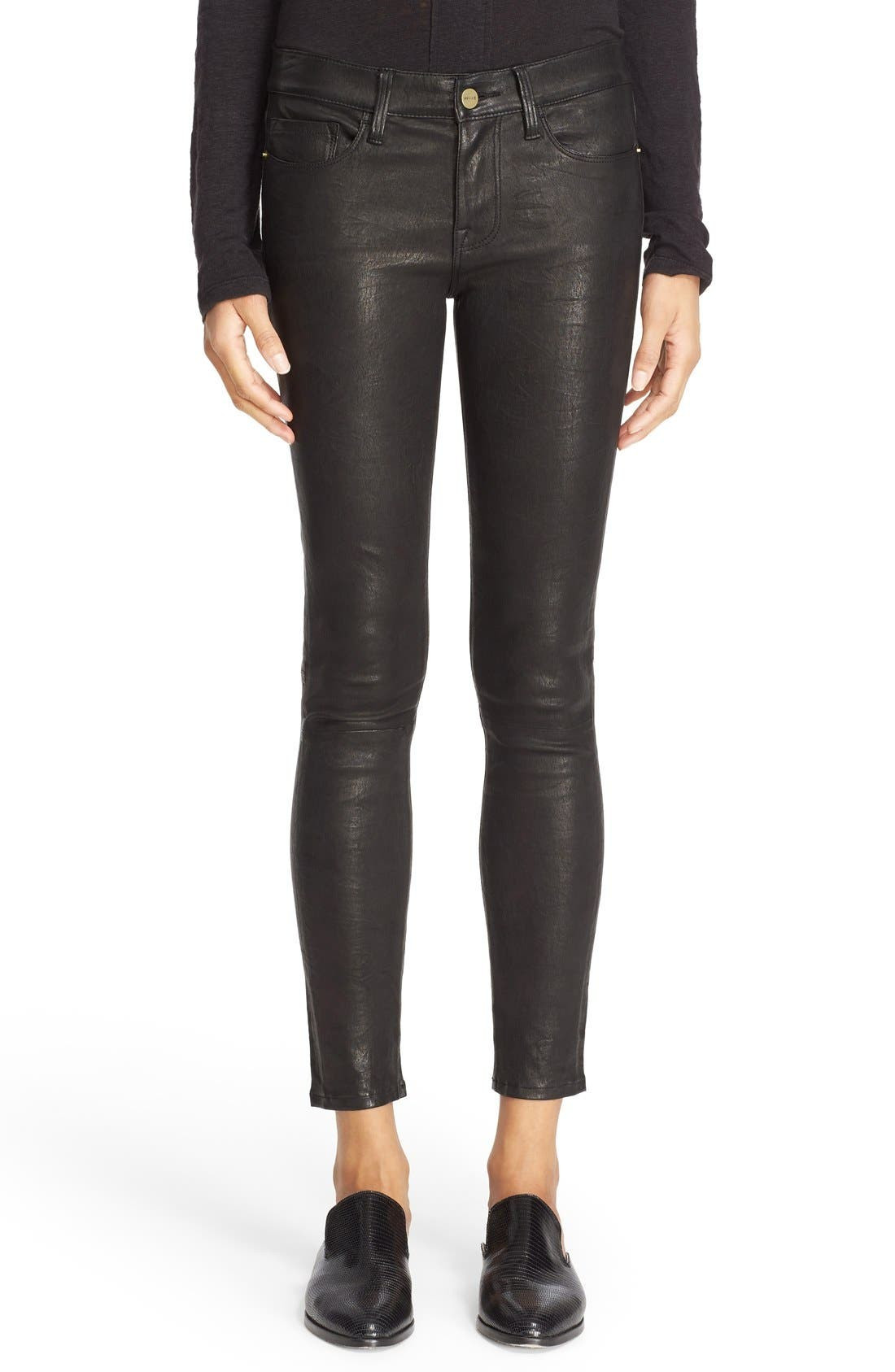 'Le Skinny' Lambskin Leather Pants | Nordstrom