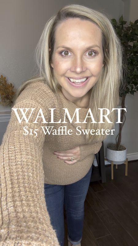 $15 waffle sweater on my third trimester body. I’m wearing a size medium in both and they’re sooo comfortable! Comes in 8 colors and currently fully stocked!! Grab yours today!! 

Walmart style, fall outfits, fall style, sweater, workwear, maternity, work outfit 

#LTKbump #LTKstyletip #LTKfindsunder50