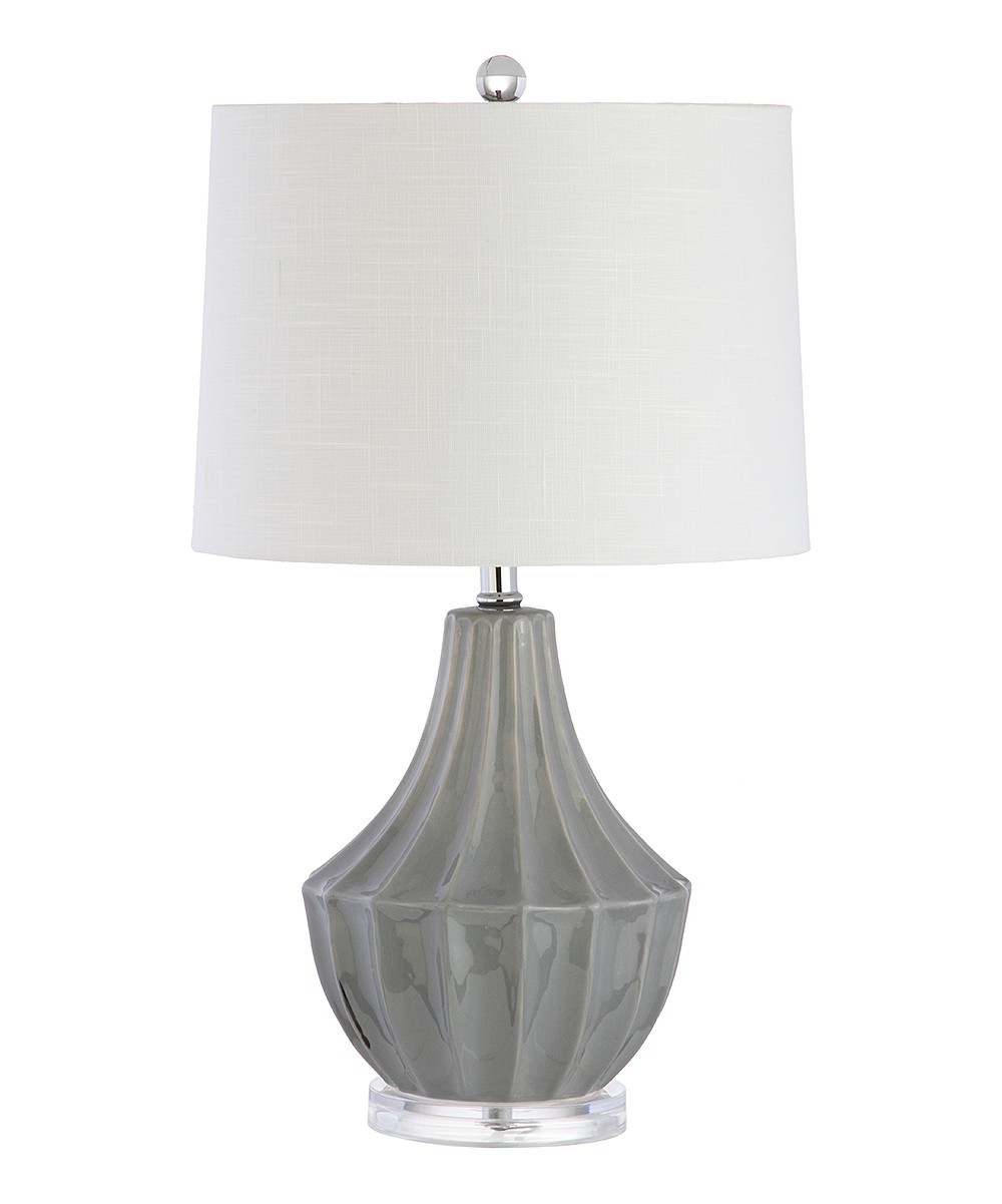 JONATHAN Y Indoor Table Lamps Gray - Gray Tate Ceramic Table Lamp | Zulily