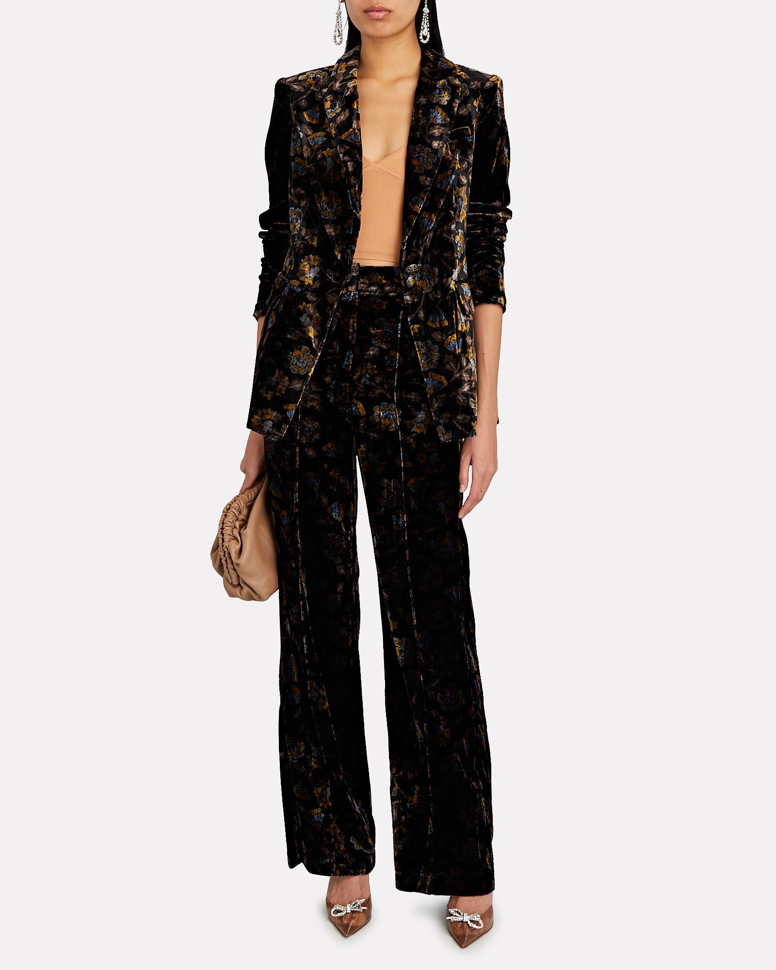 Long And Lean Velvet Dickey Blazer | INTERMIX