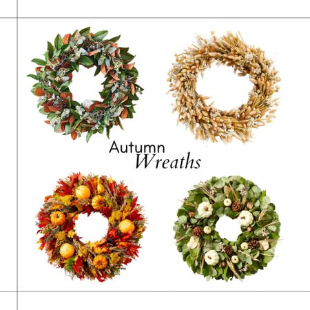Wreaths to add a touch of fall to your front door.

#LTKhome #LTKSeasonal