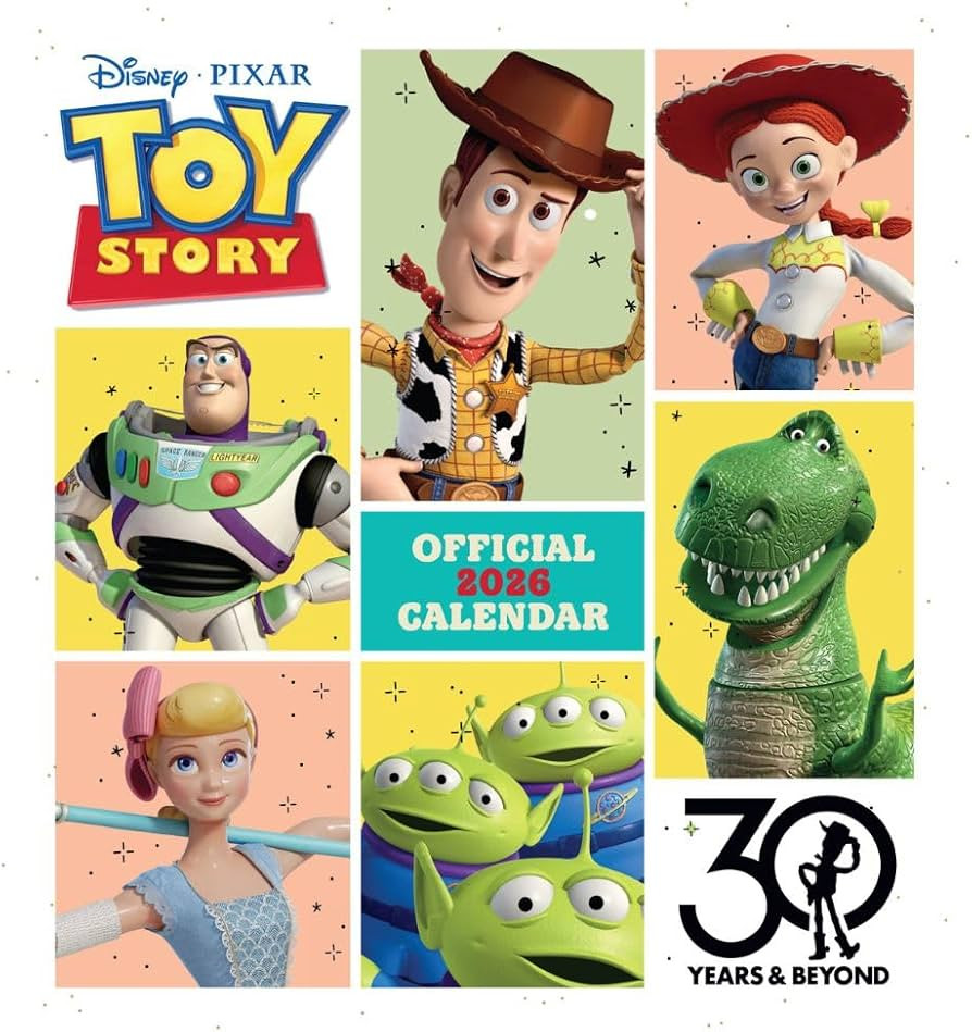 2026 CALENDAR TOY STORY MONTH TO VIEW SQUARE WALL CALENDAR OFFICIAL PRODUCT | Amazon (UK)