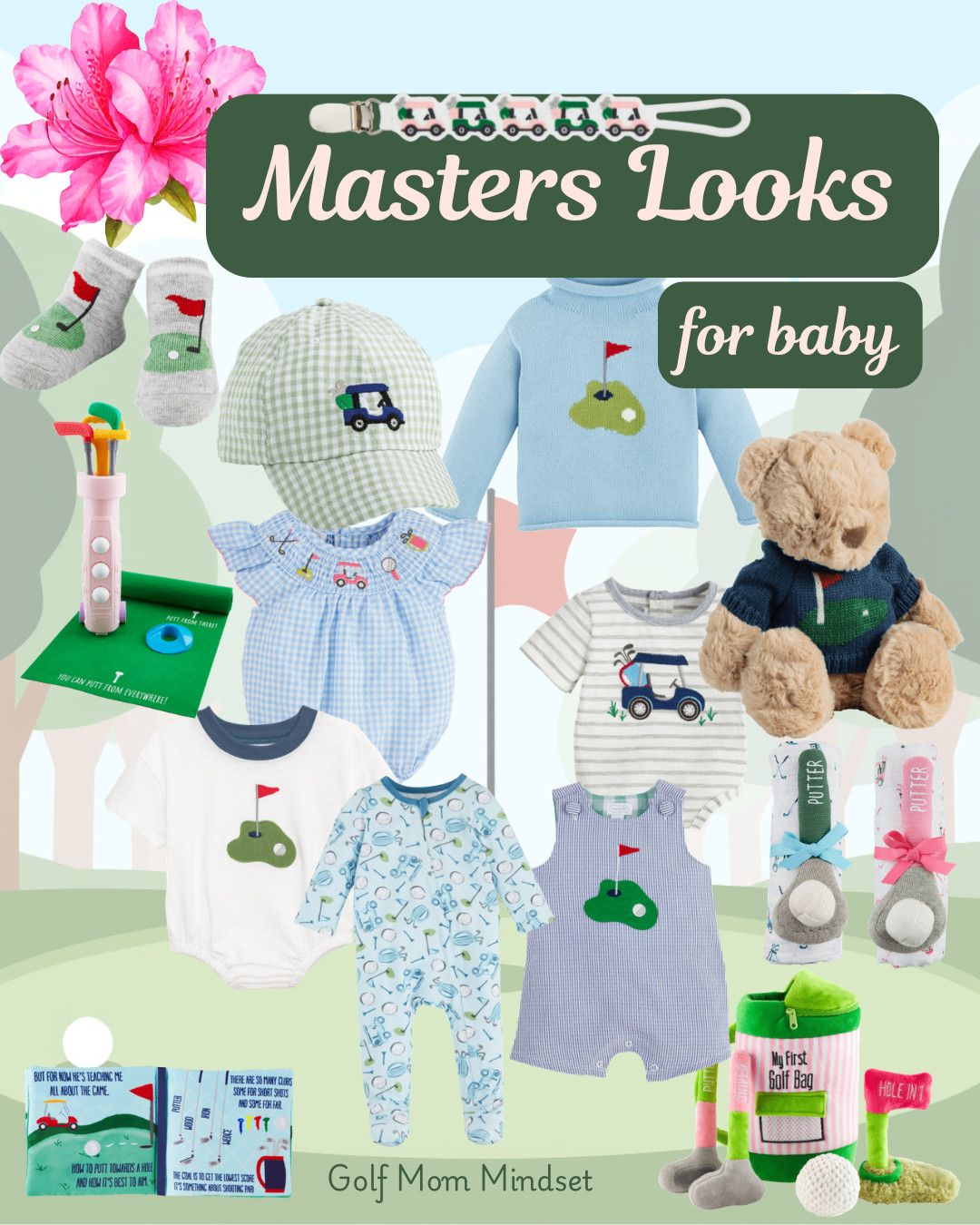 Tiny but already mastering the golf style game 🏌️‍♂️💚 This Masters-inspired baby look from Mud Pie is the cutest way to celebrate golf season with your little one. 

 #LTKmomlife #LTKBaby #LTKKids