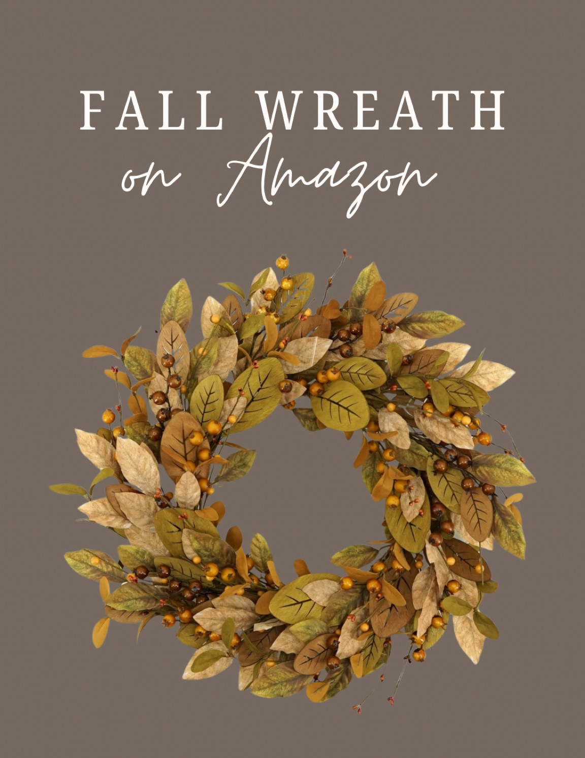 Came across this Fall wreath on Amazon & it's stunning! Affordable too!!😍🤎🍂

#LTKSeasonal #LTKFindsUnder50 #LTKHome