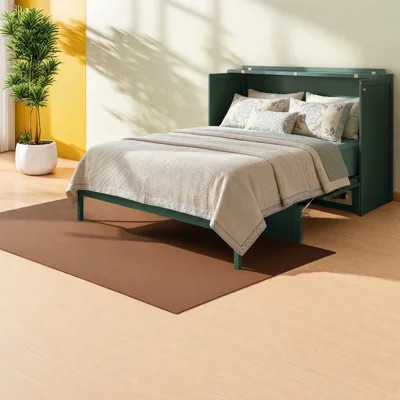 Space Saving Queen Beds With Storage, Mdf Wood Modern Murphy Bed For Home | Wayfair North America
