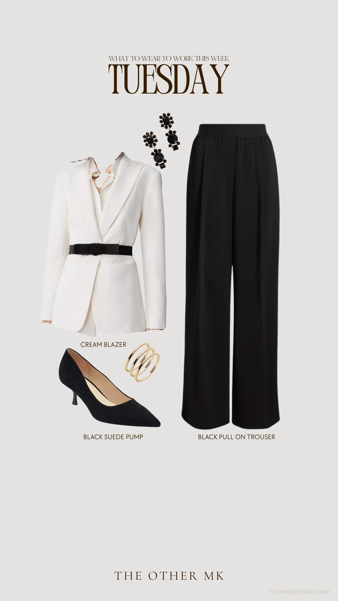 What to wear to work this week
Business casual outfit, easy work outfit, wide leg pants, belted blazer 

#LTKMidsize #LTKWorkwear #LTKHoliday