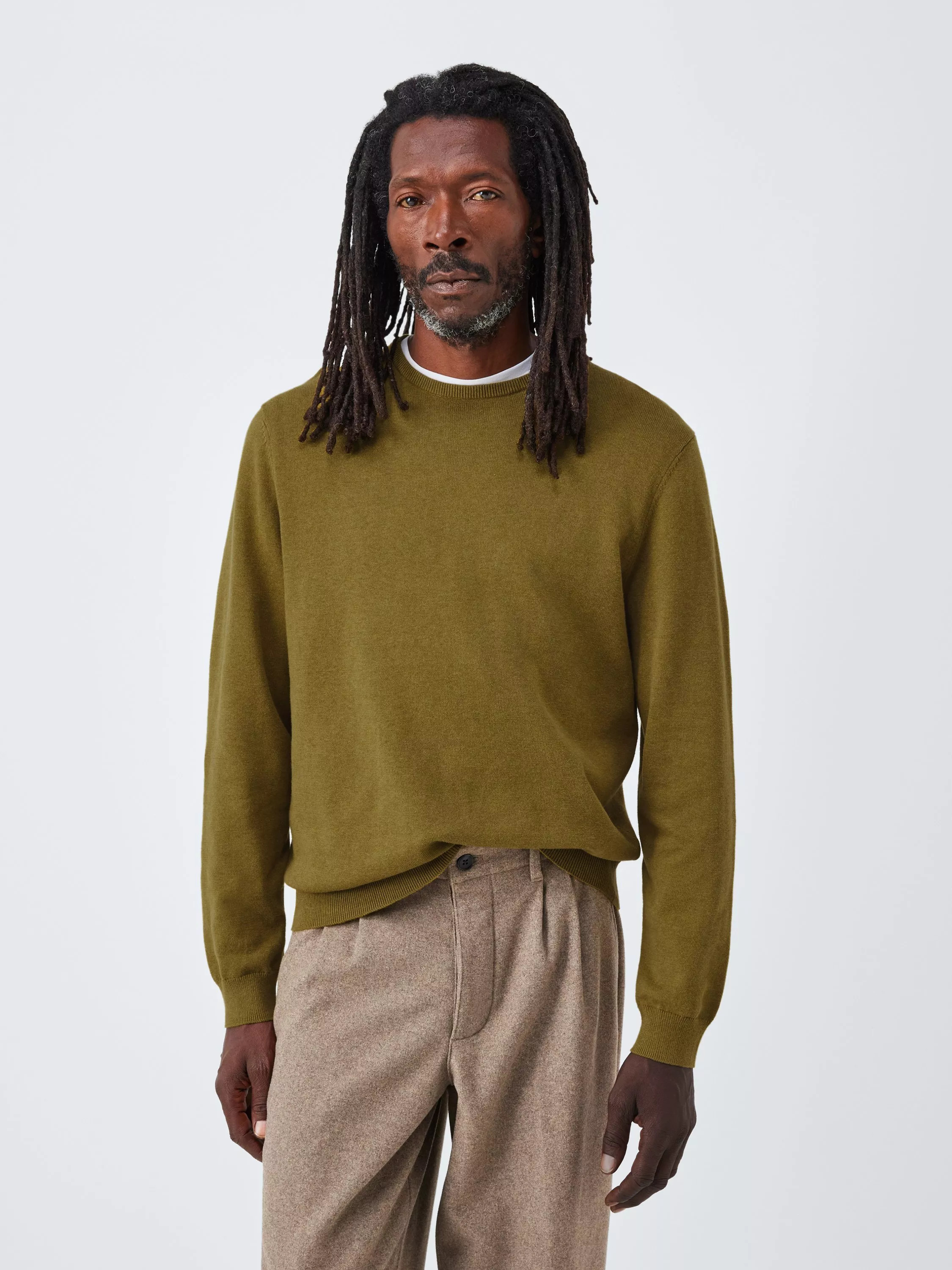 John Lewis Crew Neck Cotton Jumper | John Lewis (UK)