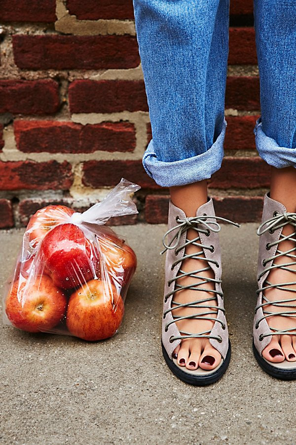 Minimal Lace Up Heel by Jeffrey Campbell at Free People | Free People