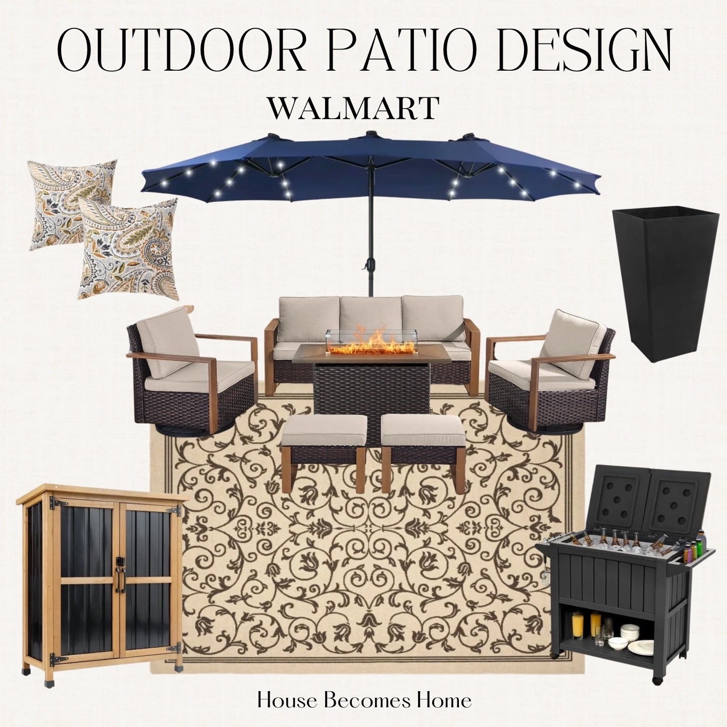 Outdoor Patio Design Walmart 🙌🏻🙌🏻

#LTKdayinmylife #LTKSeasonal #LTKHome