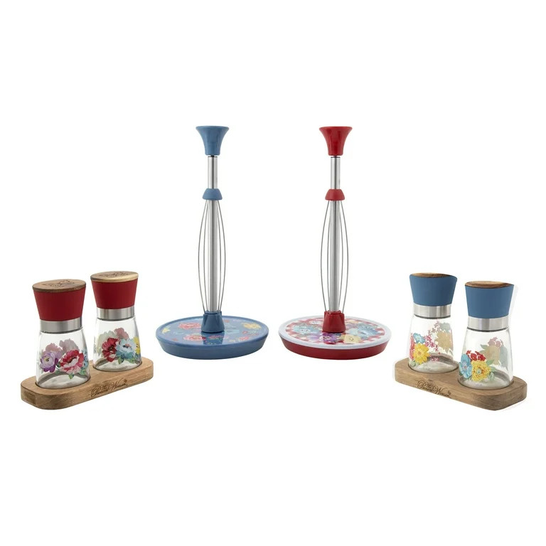 The Pioneer Woman Sweet Romance 3-Piece Salt & Pepper Grinder Set | Walmart (US)