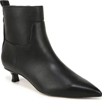 SARTO by Franco Sarto Mala Pointed Toe Kitten Heel Bootie (Women) | Nordstromrack | Nordstrom Rack