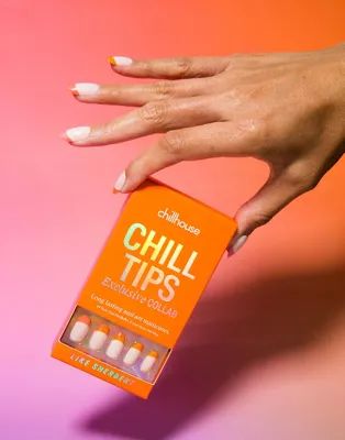 Chillhouse Chill Tips Re-useable Press-on Nails in Like Sherbet | ASOS (Global)