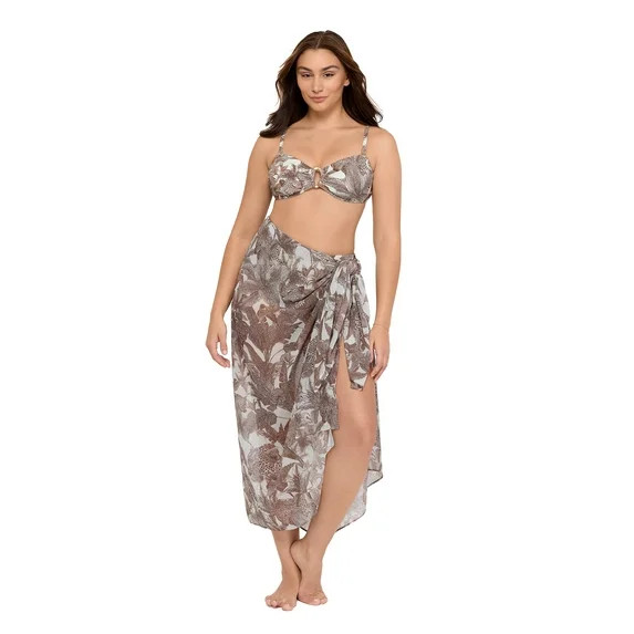 Sofia by Sofia Vergara Women's Cover Up Sarong, One Size | Walmart (US)