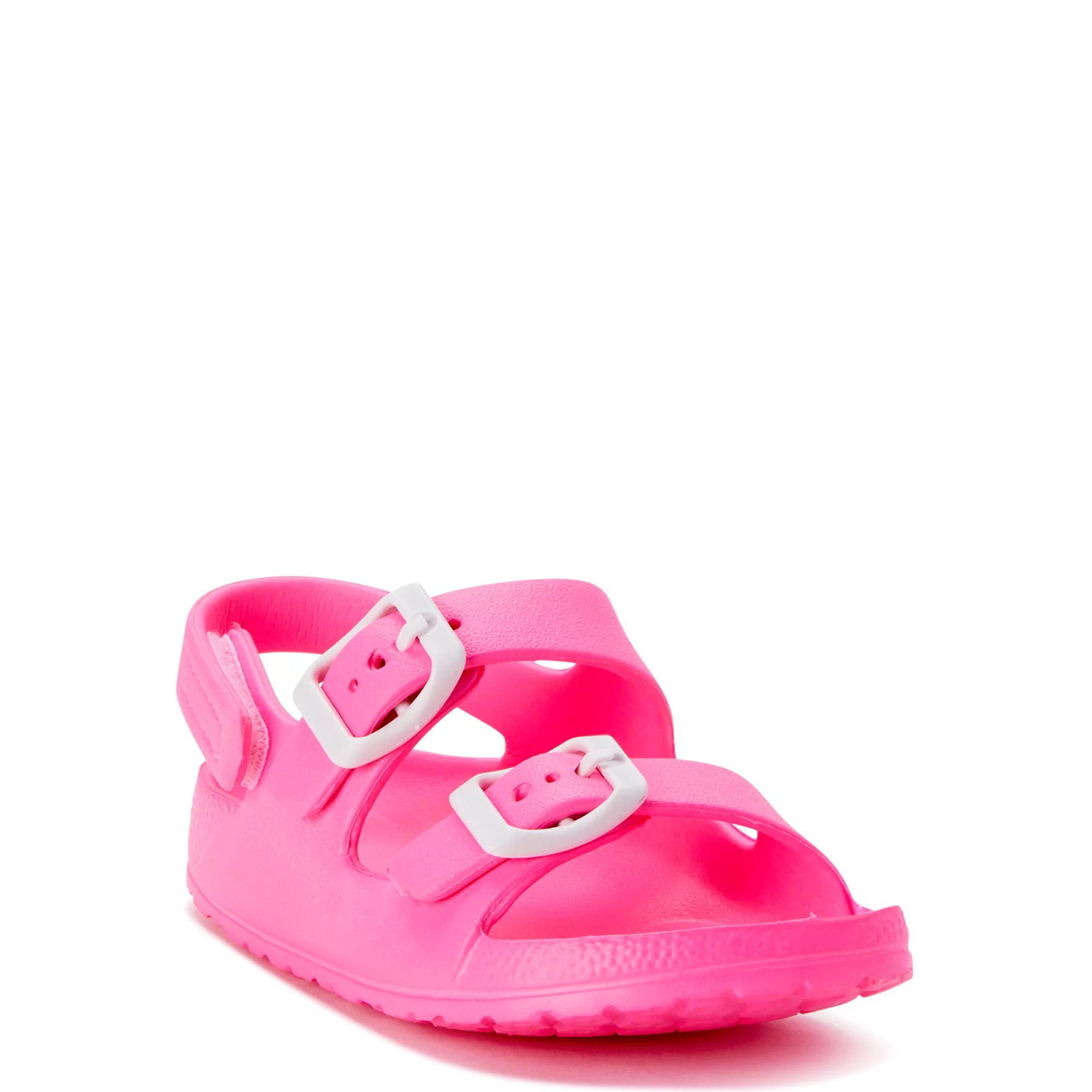 Wonder Nation Basic Footbed Buckle Sandal (Toddler Girls) | Walmart (US)