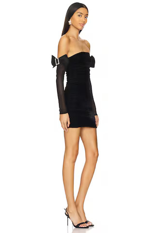 Julia Mini Dress in Black | Revolve Clothing (Global)