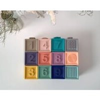 Soft Pastel Stacking Baby Toy Blocks, Number Blocks, Bath time toy blocks, Teething toy blocks, Baby | Etsy (US)