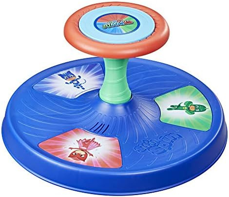 Amazon.com: Playskool PJ Masks Sit 'n Spin Musical Classic Spinning Activity Toy for Toddlers Age... | Amazon (US)
