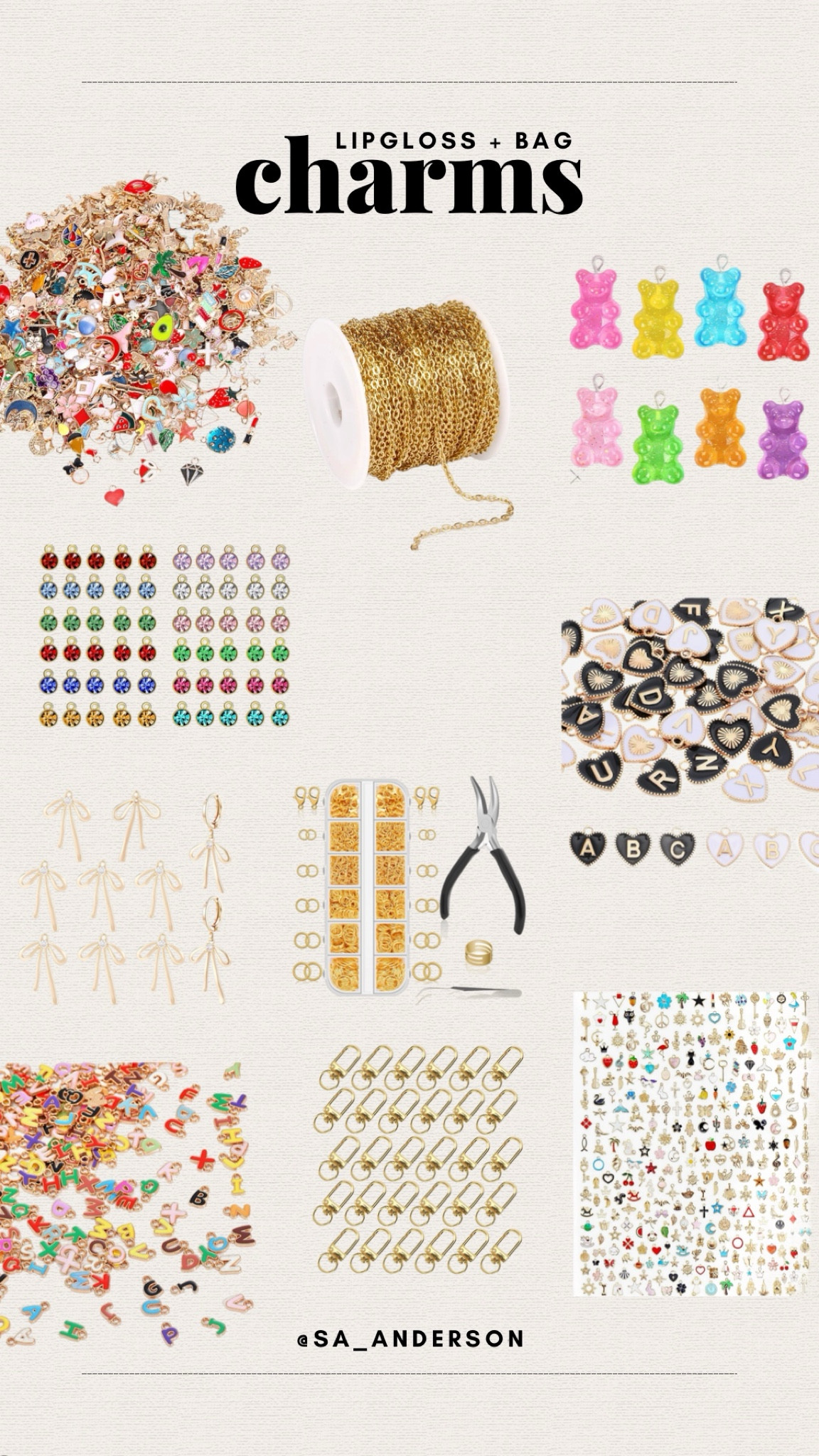 Making lip gloss charms and bag charms was SO fun and easy!! Here is everything we used. #lipglosscharms #bagcharms #crafts #diy 

#LTKItBag #LTKFindsUnder50 #LTKStyleTip