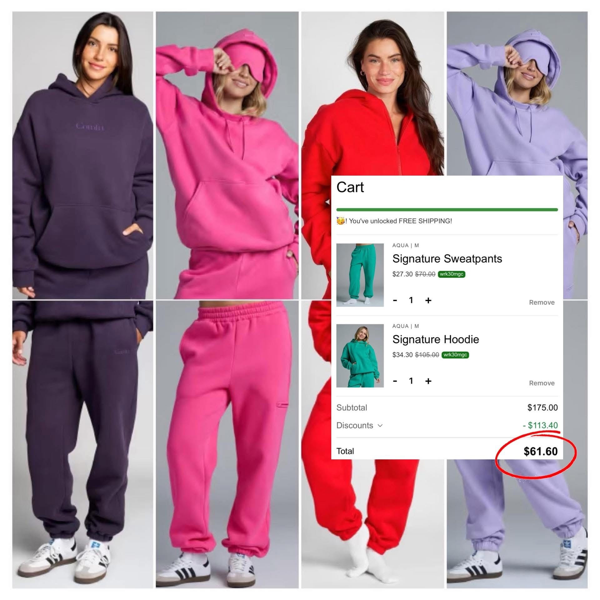 Comfrt items on sale PLUS save another 30% with WRK30MGC PLUS free ship when you add two items! Grabbed a set for $61 shipped! ⬇️