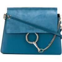 Chloé medium Faye bag - Blue | Farfetch EU
