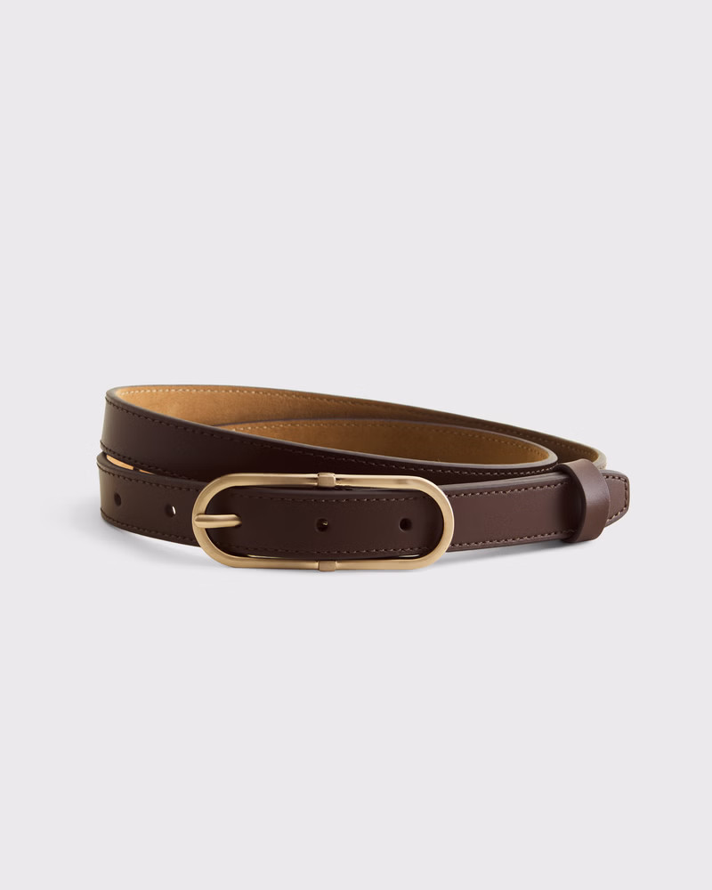 Women's Oval Buckle Belt | Women's Accessories | Abercrombie.com | Abercrombie & Fitch (US)