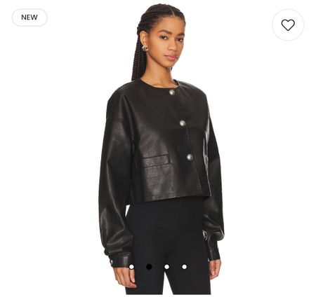 Cropped leather bomber? Say no more  

#LTKstyletip #LTKfindsunder100 #LTKSpringSale