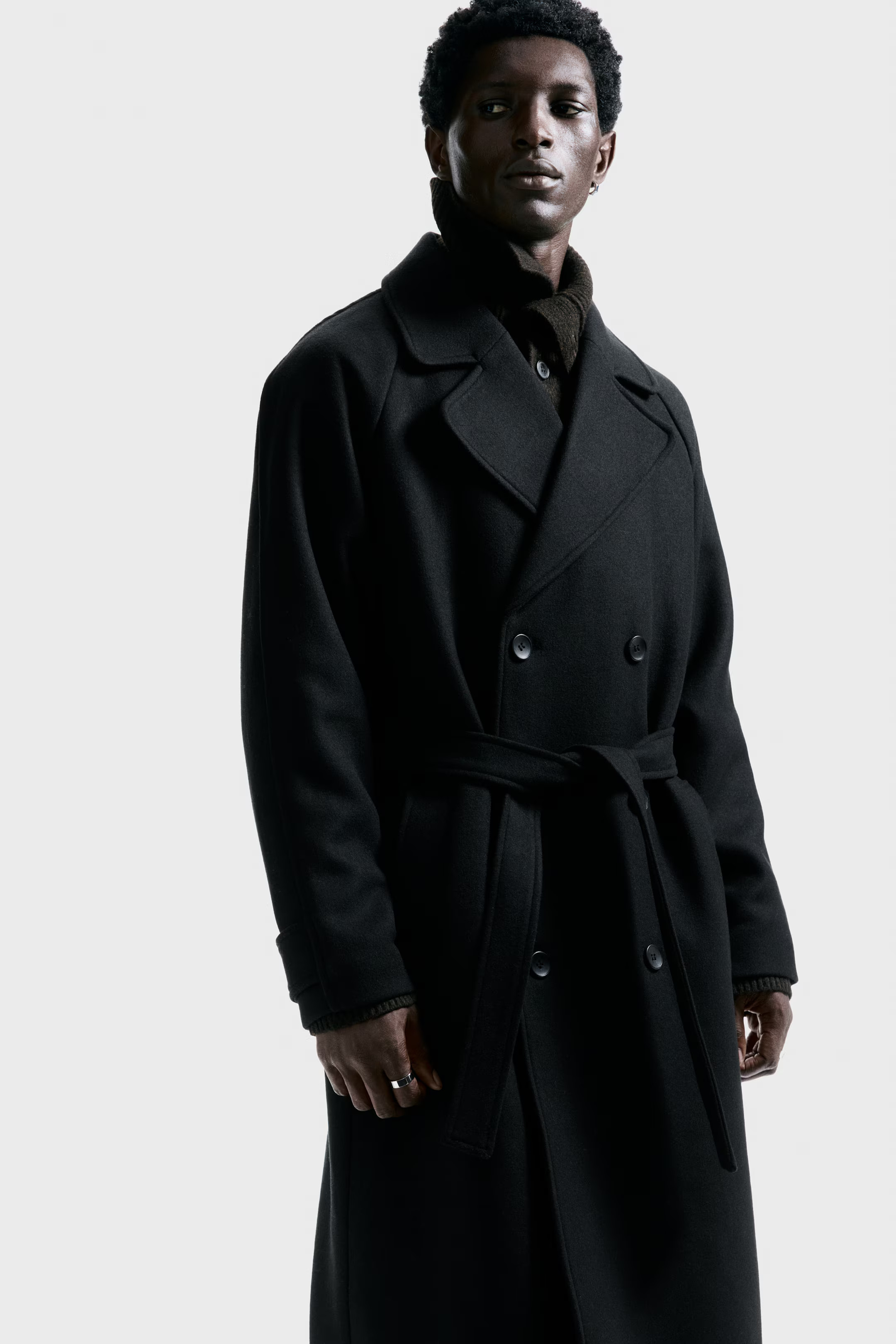 Tie-Belt Wool-Blend Coat | H&M (US + CA)