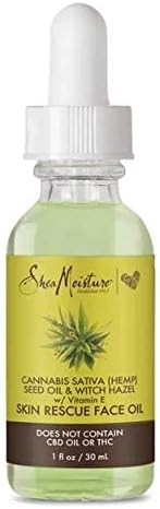 SheaMoisture Cannabis & Witch Hazel Skin Rescue Facial Oil - 1 fl oz | Amazon (US)