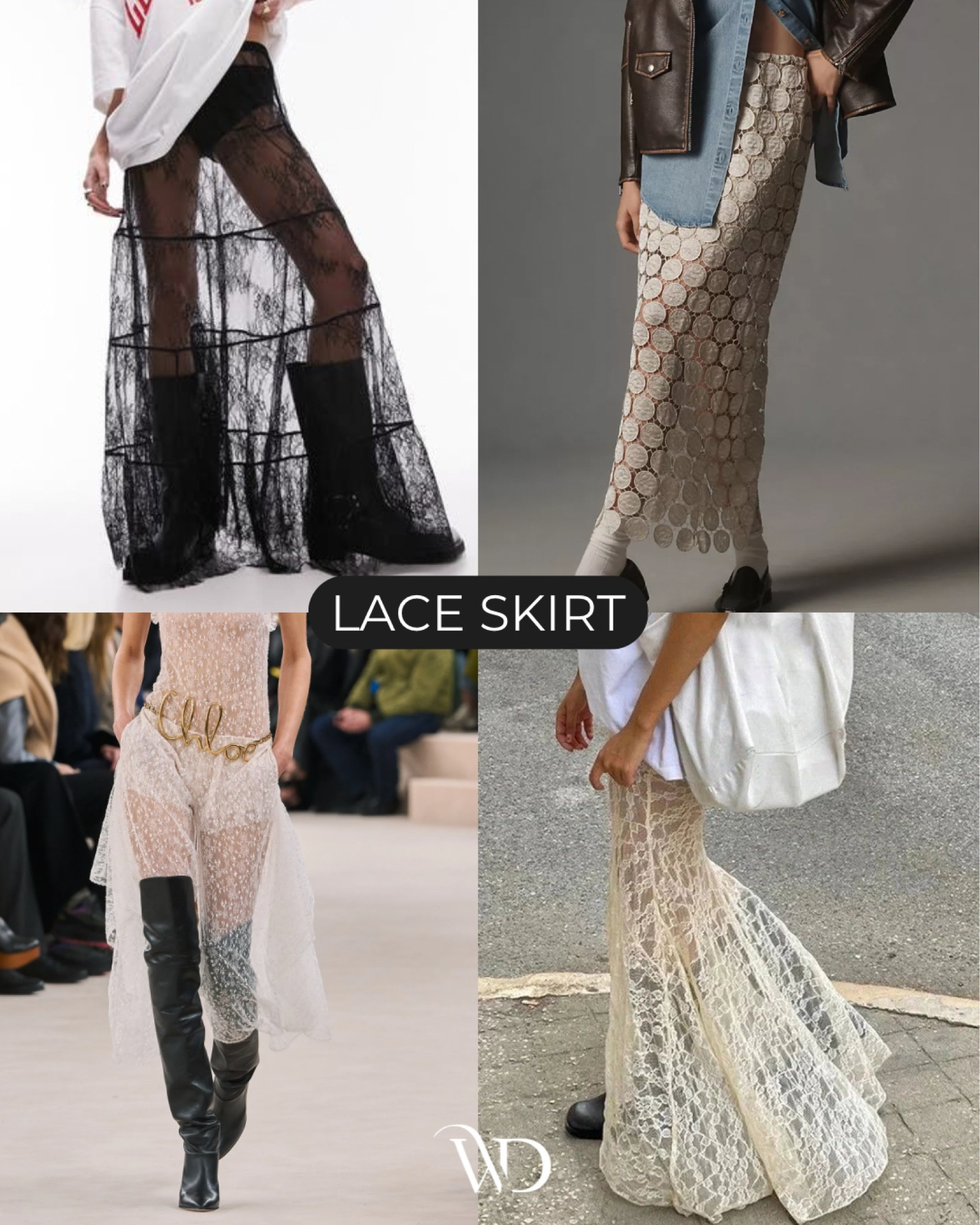 lace skirts will be everywhere this fall — snag one of the links before to try for yourself! 

#LTKStyleTip #LTKFindsUnder100 #LTKSeasonal