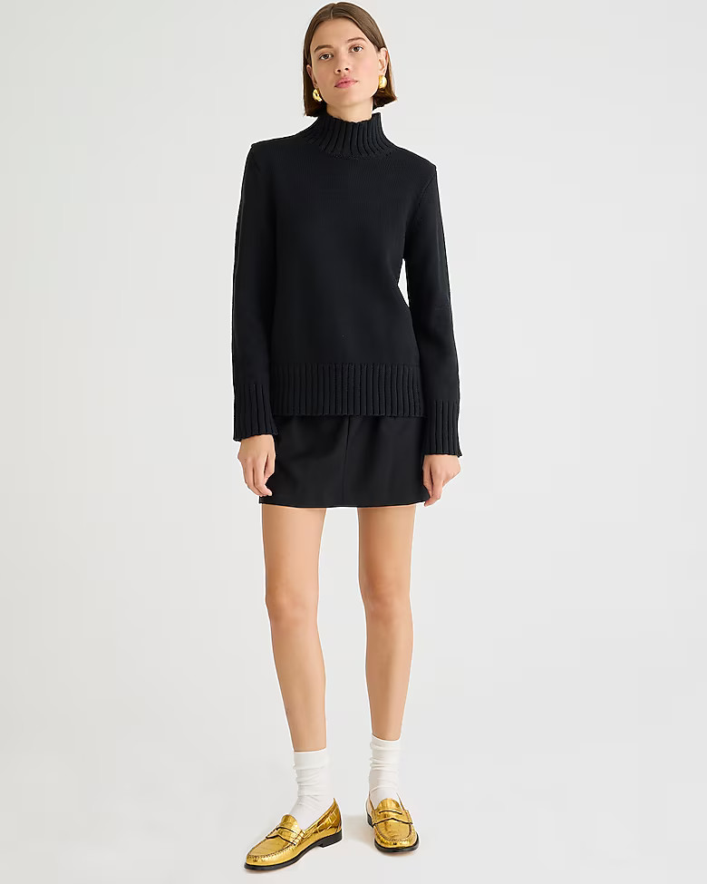 Cotton turtleneck sweater | J. Crew US