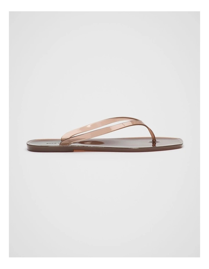 Elle Jelly Flip Flop in Pinecone | Myer