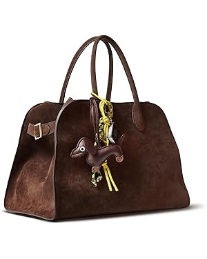 Purely Hand-Sewn Luxury Faux Suede Leather Tote Bag, HOBO bag, Purse for women, Travel Handbag wi... | Amazon (US)