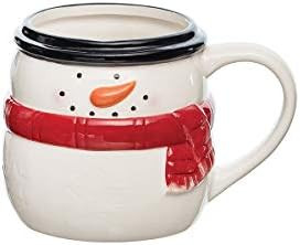 C&F Home Cute Christmas Snowman 16oz Mug for Coffee Tea or Cocoa Orange | Amazon (US)