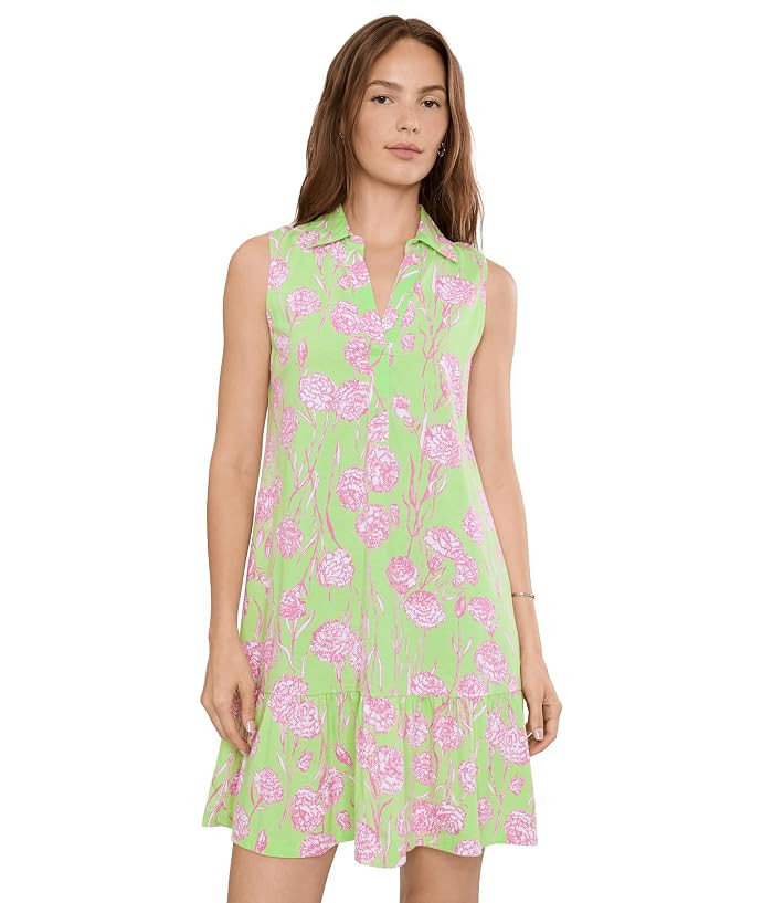 Lilly Pulitzer Riegan Dress Women's Clothing Rousseau Pink Glisten In The Sun : MD, Rayon/Elastane | Zappos.com