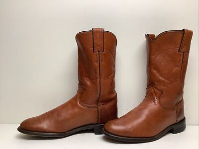 VTG WOMENS JUSTIN WESTERN ROPER BROWN BOOTS SIZE 6.5 B  | eBay | eBay US