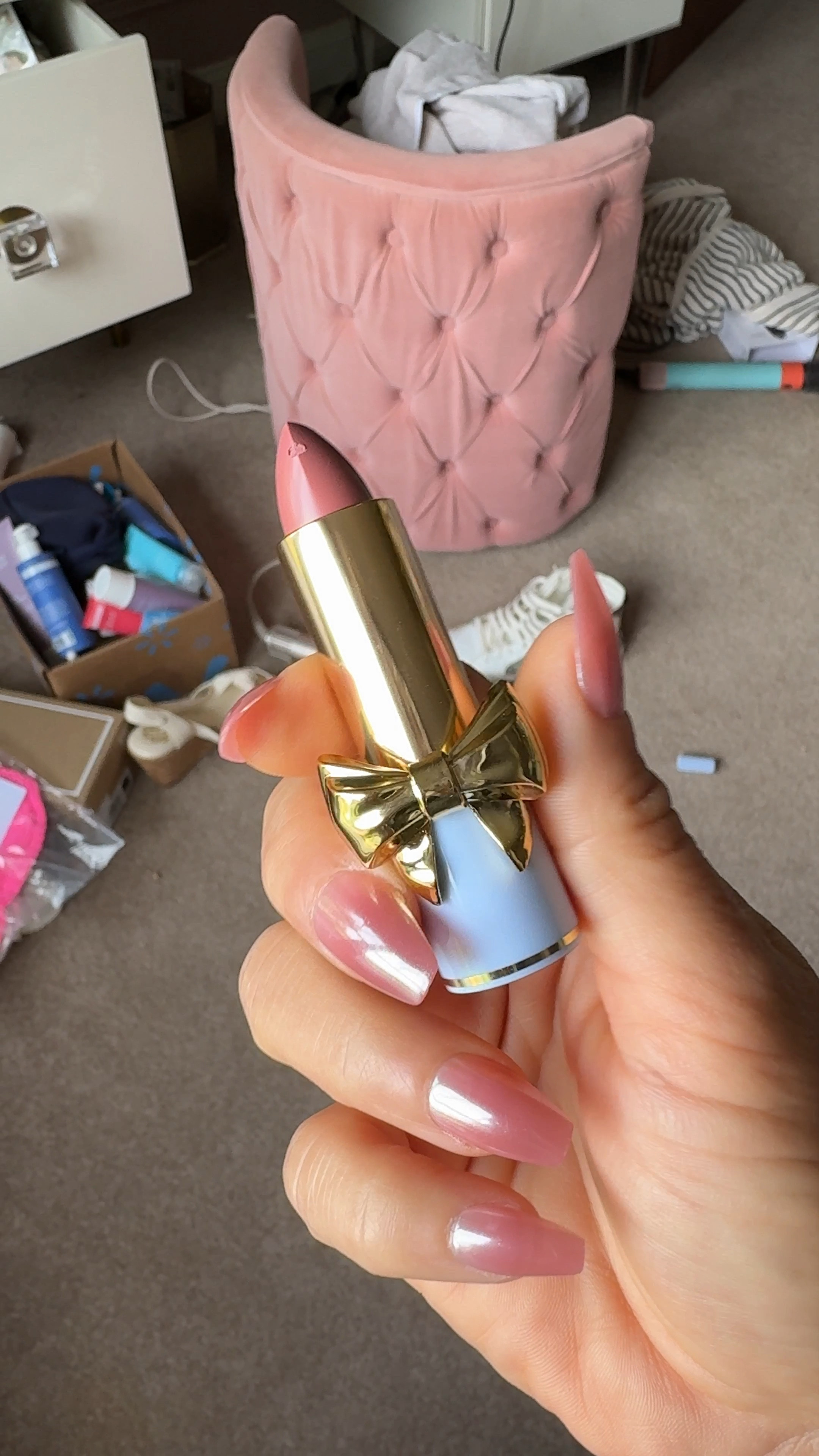 The most beautiful bridal lip from Pat Mcgrath Labs. Nude Romantique 2. 

It’s a neutral nude pink/rose  

#LTKWedding #LTKBeauty