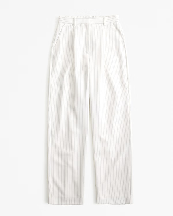 Women's Tailored Straight Pant | Women's Bottoms | Abercrombie.com | Abercrombie & Fitch (US)