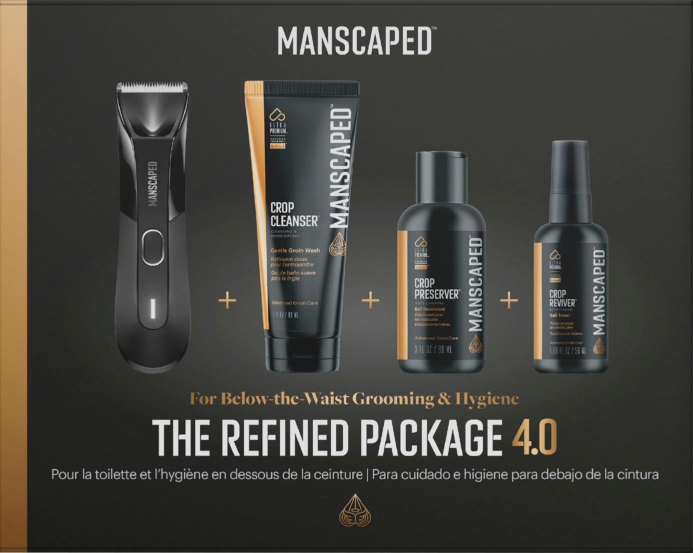 Manscaped - Refined Package 4.0 - Black | Best Buy U.S.