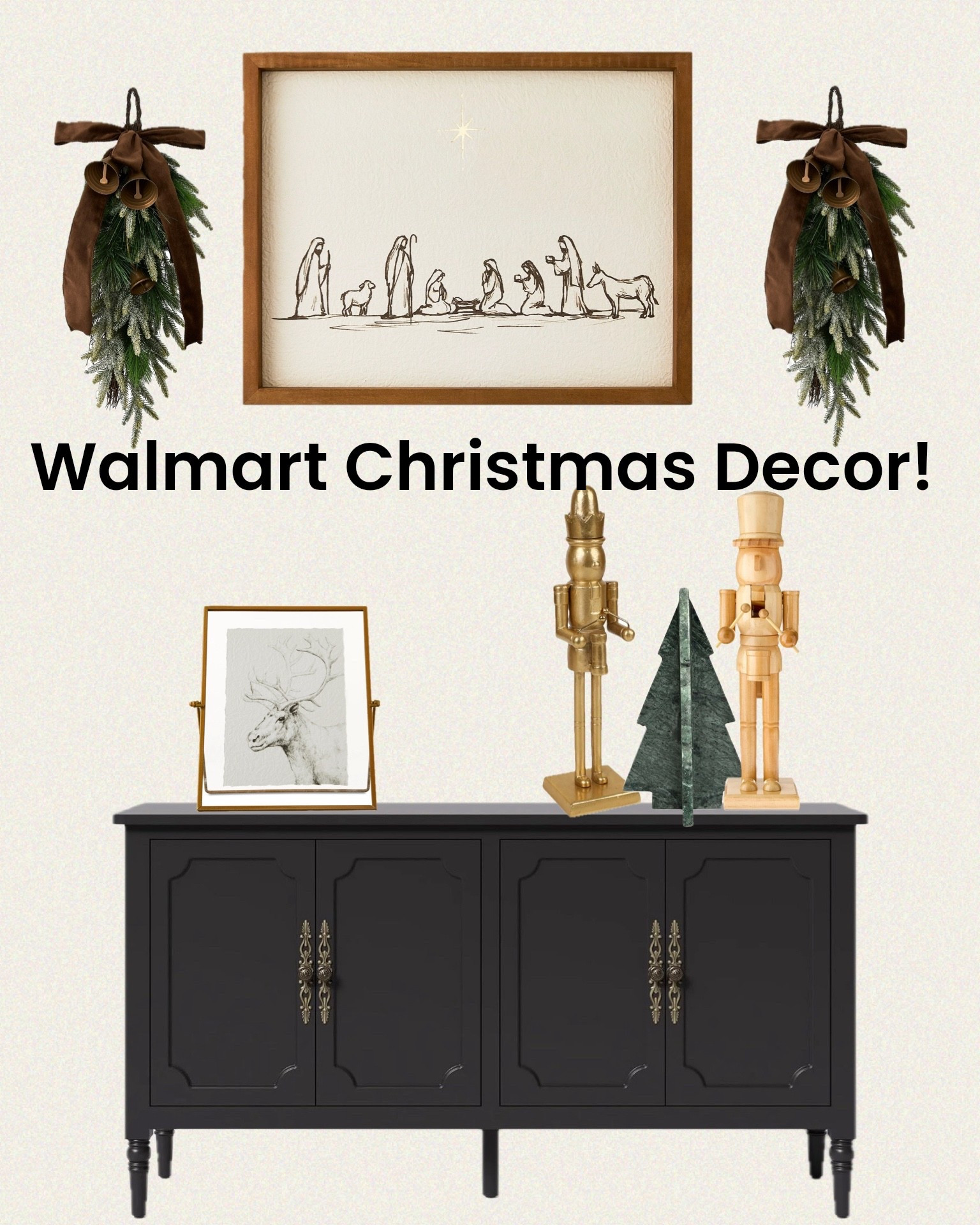 Walmart christmas decor on a budget 

#LTKSeasonal #LTKHoliday #LTKHome