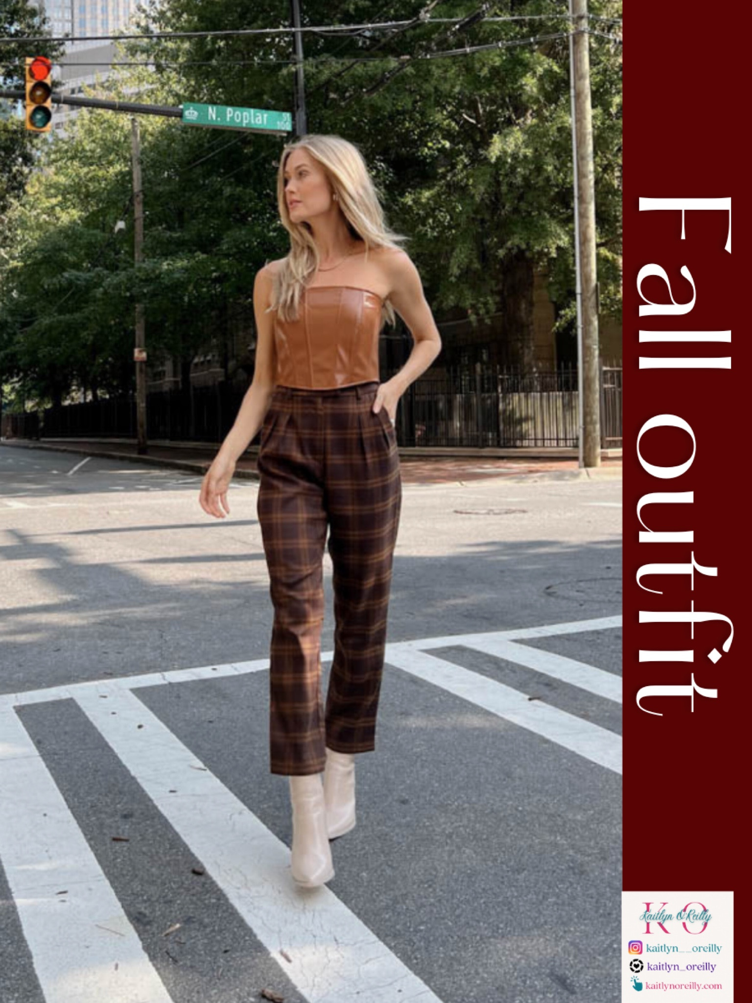 Loving this fall outfit. cute plaid pants and leather top?! Obsessed. 

Leather top , leather , plaid pants , bodysuit , black bodysuit , fall , fall outfit , fall outfits , fall fashion , fall trends , halloween , date night , brunch outfits  


#LTKcurves #LTKunder50 #LTKunder100 #LTKSeasonal #LTKstyletip #LTKsalealert #LTKU #LTKHalloween