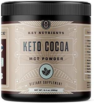 Keto Cocoa, Keto Hot Chocolate: MCT Oil Powder for Low Carb & Ketogenic Diets, Derived from Cocon... | Amazon (US)