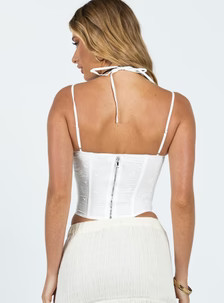 Luvan Lace Corset Top White | Princess Polly US