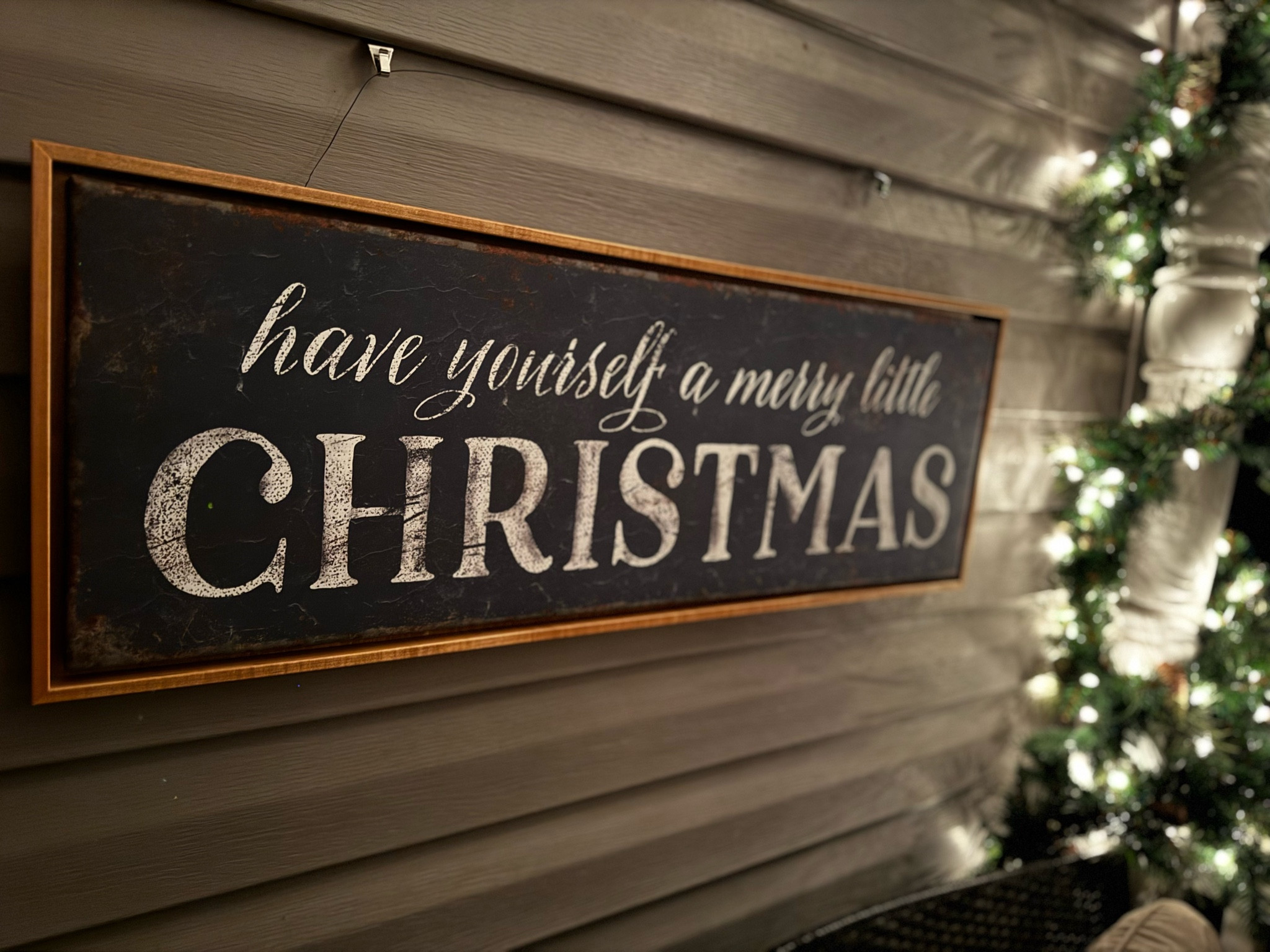 Horizontal “Have Yourself a Merry Little Christmas” signage  

#LTKHome #LTKSeasonal #LTKHoliday