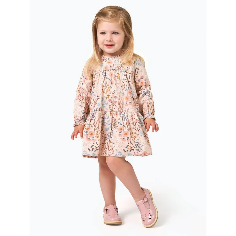 Modern Moments by Gerber Toddler Girl Dress with Ruffles, Sizes 12 Months - 5T | Walmart (US)