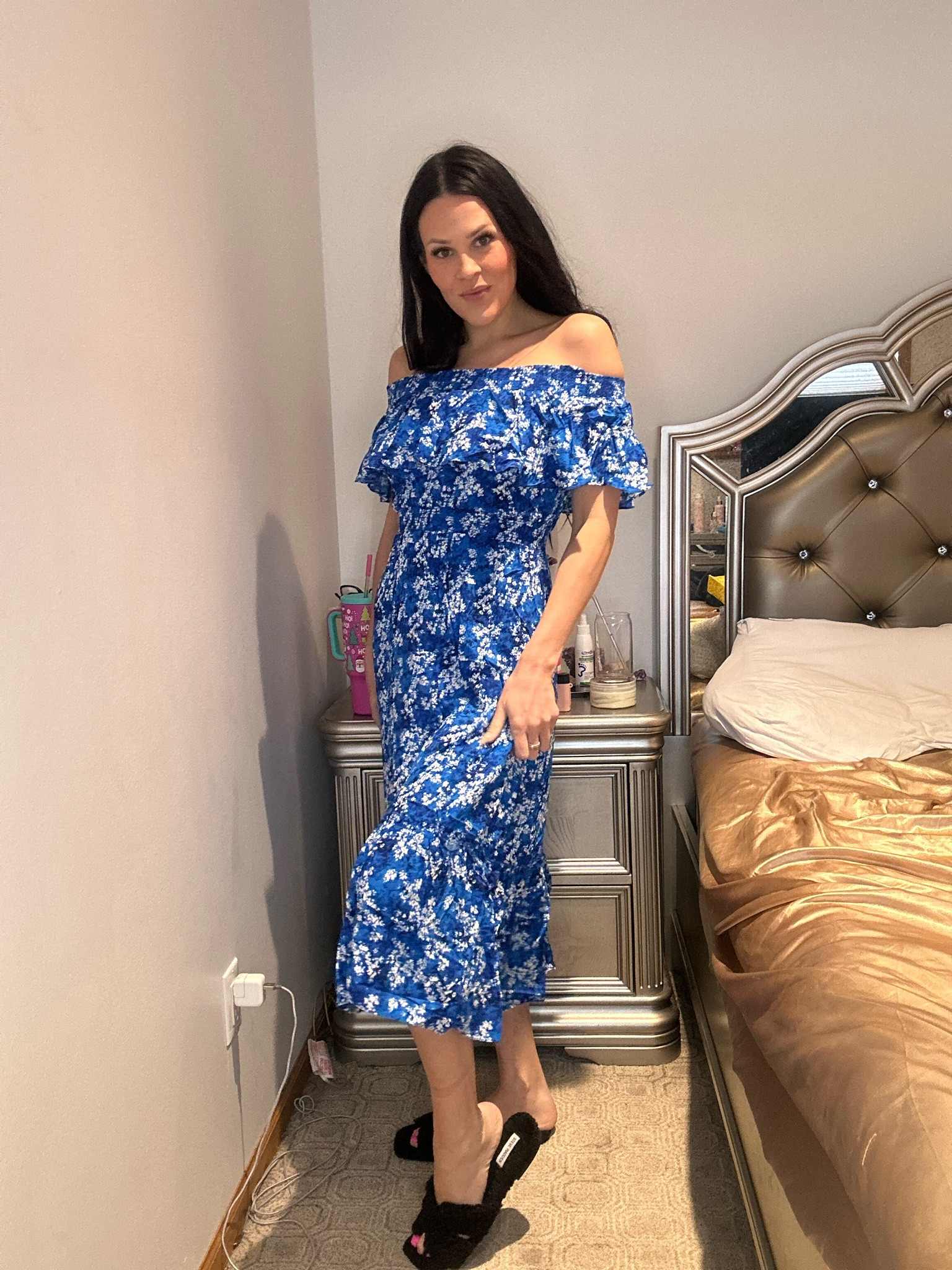 Prettywear Women's 2024 Spring Summer Boho Off Shoulder Midi Dress Floral Short Sleeve A Line Casual Beach Vacation Dresses 

#floral #dress #offtheshoulder

#LTKstyletip #LTKfindsunder100 #LTKsalealert