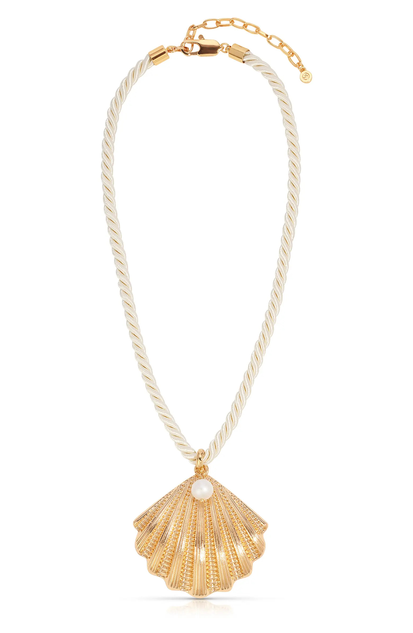 Scallop Shell Pendant Necklace | Nordstrom