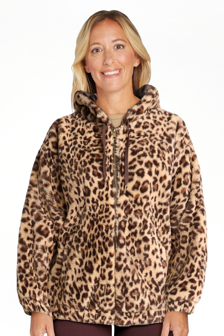 Time and Tru Women's and Women's Plus Faux Fur Hoodie Jacket, Sizes XS-2X | Walmart (US)