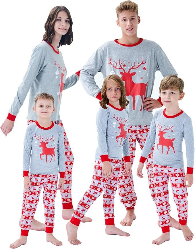 Little bety Family Matching Christmas Pajamas Holiday Sleepwear for Couple | Amazon (US)