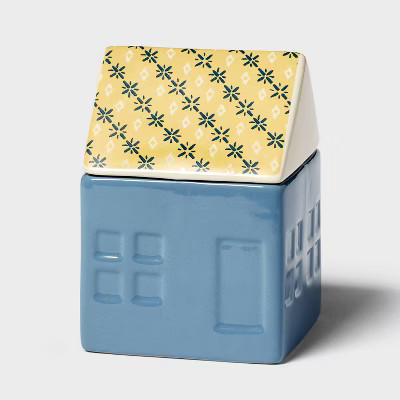 2 Wick Ceramic Lidded House Candle 14oz - Threshold™ | Target