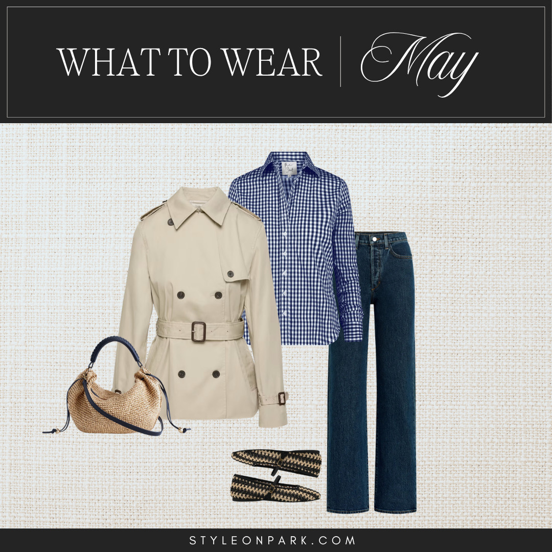 A gingham shirt, trench jacket, and dark denim is one of those combinations that never really goes out of style.

I wear this on repeat - for travel days, sightseeing, work, lunches, and casual dinners.

Classic, polished, and easy for everyday spring wear. 

 #LTKSeasonal #LTKWorkwear #LTKTravel